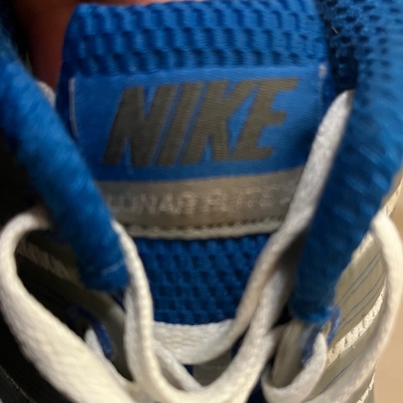 Nike Fly Wire VT3 Lunarlon Gray and Blue Athletic Shoes Sneakers - Picture 3 of 11